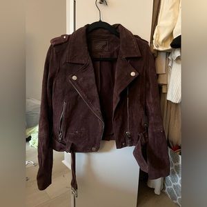 EUC suede jacket from Blank NYC